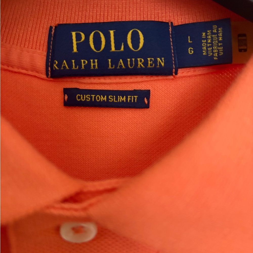 Polo by Ralph Lauren Men's Vibrant Orange Polo NWT - image 2